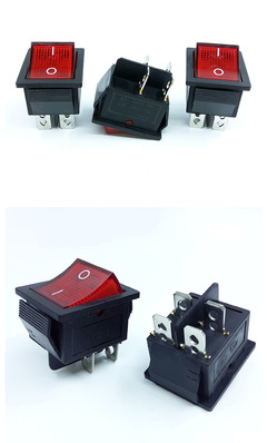 供應(yīng)KCD4船型開(kāi)關(guān) KCD4電源開(kāi)關(guān)四腳帶燈翹板開(kāi)關(guān) 大電流電源開(kāi)關(guān)